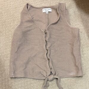 Madewell Tan Button Down Shirt